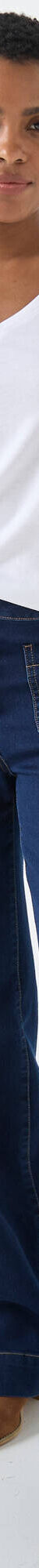T-shirt met V-hals en lange mouwen (wit) T-shirt met V-hals en lange mouwen (wit)